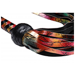 Rainbow Lambskin Leather Flogger