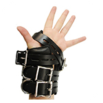 Strict Leather Four Buckle Suspension Cuffs