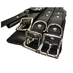 Strict Leather Four Buckle Suspension Cuffs
