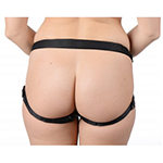 Sutra Fleece-Lined Strap On with Vibrator Pouch