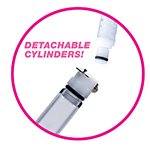 Nipple Pumping System with Dual Detachable Acrylic Cylinders