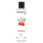 Passion Licks Strawberry Water Based Flavored Lubricant - 8 oz.