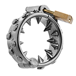 Impaler Locking CBT Ring with Spikes