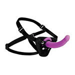 Navigator Silicone G-Spot Dildo with Harness