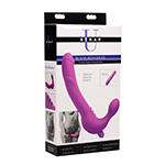 Royal Revolver Vibrating Strapless Silicone Strap On Dildo