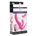 Regal Rider Vibrating Silicone Strapless Strap On Triple G Dildo