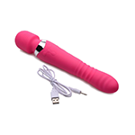 Ultra Thrusting and Vibrating Silicone Wand