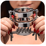Stainless Steel Spiked CBT Ball Stretcher and Crusher