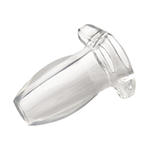PeepHole Clear Hollow Anal Plug