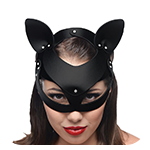 Bad Kitten Leather Cat Mask