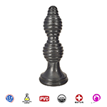 The Queen Ribbed Anal Plug