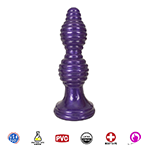 The Queen Ribbed Anal Plug