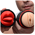 Flicking Tongue Masturbator
