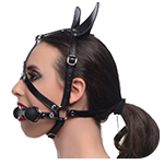 Dark Horse Pony Head Harness with Silicone Bit