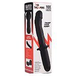 The Large Realistic 10X Silicone Vibrator with Handle