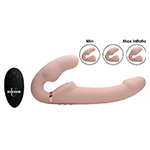 Remote Control Inflatable Vibrating Silicone Ergo Fit Strapless