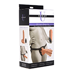 10X Groove Harness with Vibrating and Rotating Silicone Dildo