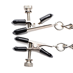 Titty Taunter Nipple Clamps with Weighted Bead