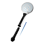 Shower Head with Silicone Enema Nozzle