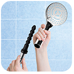 Discreet Silicone Shower Enema Set