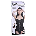 Lace-up Corset and Thong
