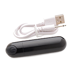 10X Rechargeable Vibrating Metallic Bullet
