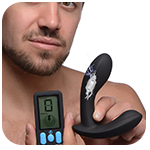 E-Stim Pro Silicone Vibrating Prostate Massager with Remote