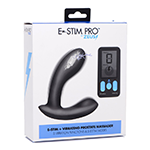 E-Stim Pro Silicone Vibrating Prostate Massager with Remote