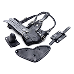 Leather Head Harness with Removeable Gag