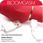 Bloomgasm Sweet Heart Rose Clit Suction Vibrator