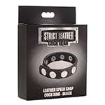 Leather Speed Snap Cock Ring