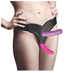 Triple Peg 28X Vibrating Silicone Dildo Set with Remote Control