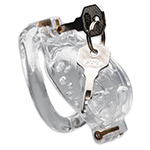 Lockdown Customizable Chastity Cage - Clear