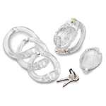 Lockdown Customizable Chastity Cage - Clear