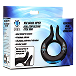10X Dual Stim Silicone Cock Ring