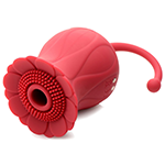 Royalty Rose Textured Suction Clit Stimulator