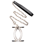 Adjustable Pussy Clamp with Leash