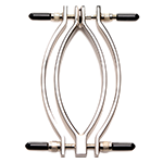 Adjustable Pussy Clamp with Leash