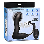 10X Inflatable and Vibrating Prostate Plug