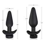 Interchangeable Fox Tail Vibrating Anal Plug (2 Colors)