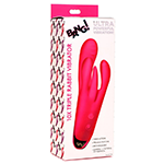 10X Triple Rabbit Silicone Vibrator - Pink