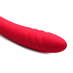 7X Double Down Silicone Double Dildo with Remote - Pink