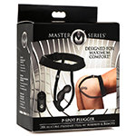 P-Spot Plugger 28X Silicone Prostate Plug with Comfort Harness
