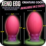 Xeno Egg Glow in the Dark Silicone Egg