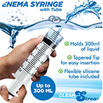 Enema Syringe with Tube - 300ml