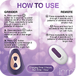 Ride n' Grind 10 X Vibrating Silicone Sex Grinder