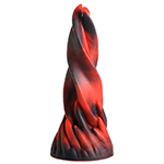 Hell Kiss Twisted Tongues Silicone Dildo