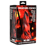 Hell Kiss Twisted Tongues Silicone Dildo