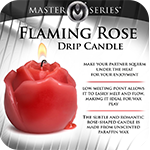 Flaming Rose Drip Candle