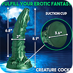 Cockness Monster Lake Creature Silicone Dildo